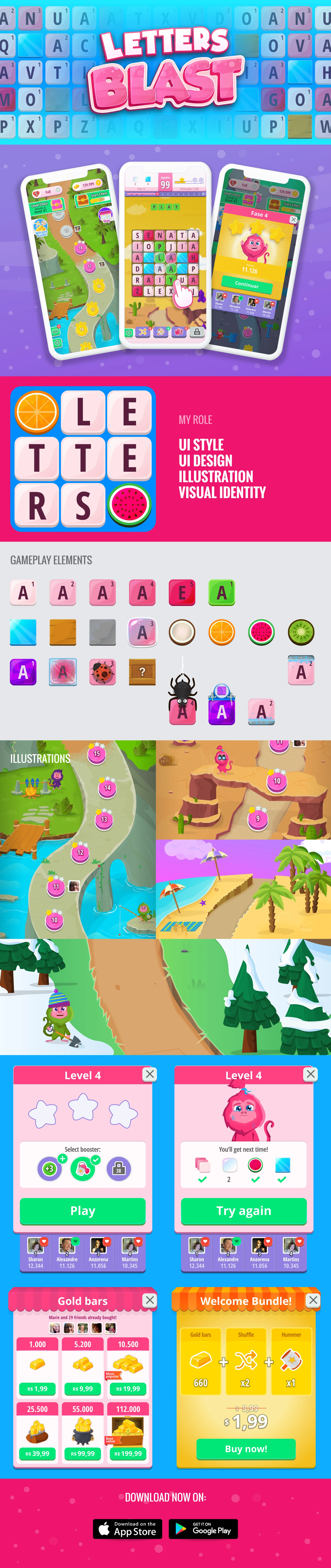Letters Blast — Cupcake Entertainment